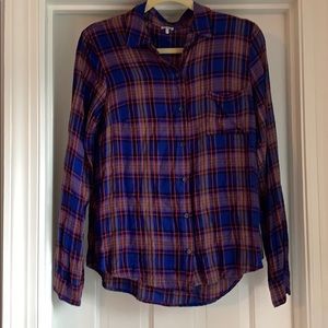 Splendid plaid button up